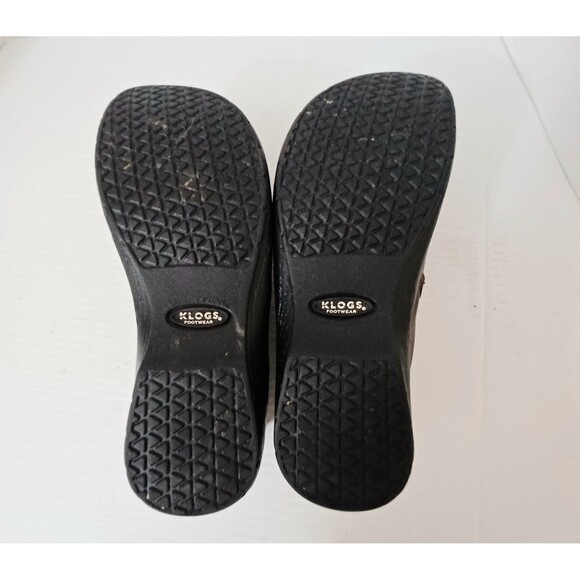 Klogs Women's Brown Leather Clogs Size 8 Career Nursing Full grain Infield - Picture 5 of 7